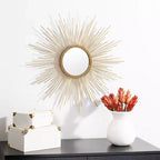 Miroir Nahla Sunburst - Feuille d'or - Safavieh