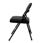Lot de 4 chaises pliantes rembourrées en tissu - Hampden Furnishings