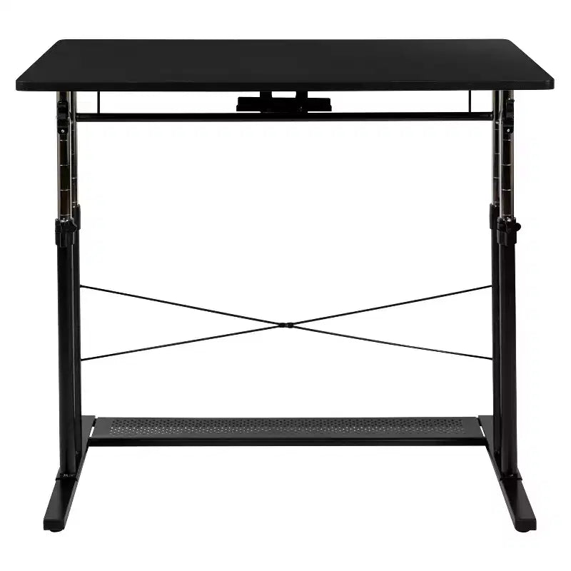 Flash Furniture Bureau de travail assis-debout réglable en hauteur (69,2-90,8 cm) pour domicile