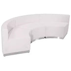 Flash Furniture HERCULES Alon Series LeatherSoft Reception Configuration, 3 Pieces