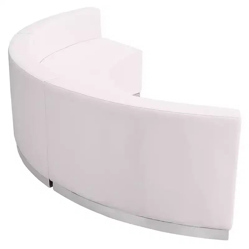 Configuration de réception 3 pièces en similicuir Flash Furniture HERCULES série Alon