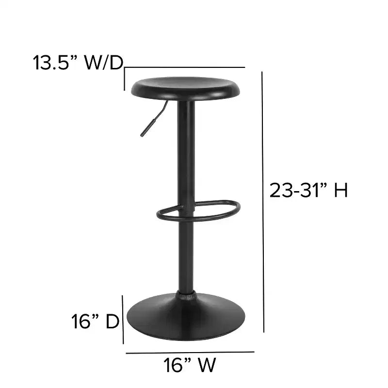Tabouret de bar rétro réglable en hauteur Flash Furniture Madrid Series