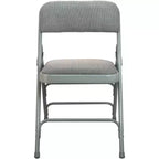 Lot de 2 chaises pliantes en métal rembourrées Advantage de Flash Furniture - Siège en tissu