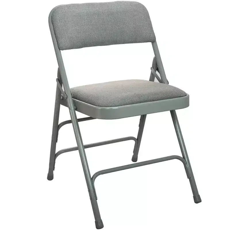 Lot de 2 chaises pliantes en métal rembourrées Advantage de Flash Furniture - Siège en tissu