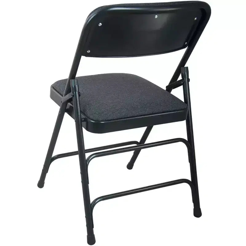 Lot de 2 chaises pliantes en métal rembourrées Advantage de Flash Furniture - Siège en tissu