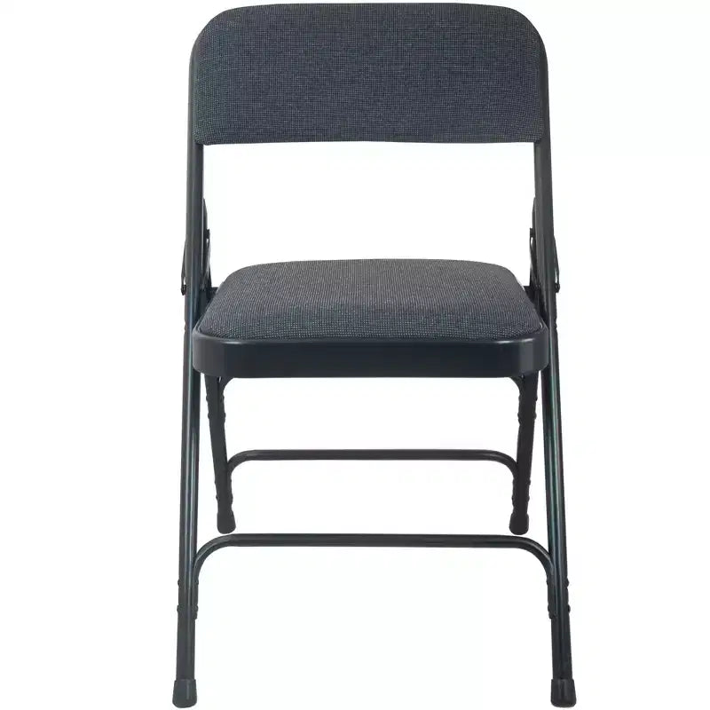 Lot de 2 chaises pliantes en métal rembourrées Advantage de Flash Furniture - Siège en tissu