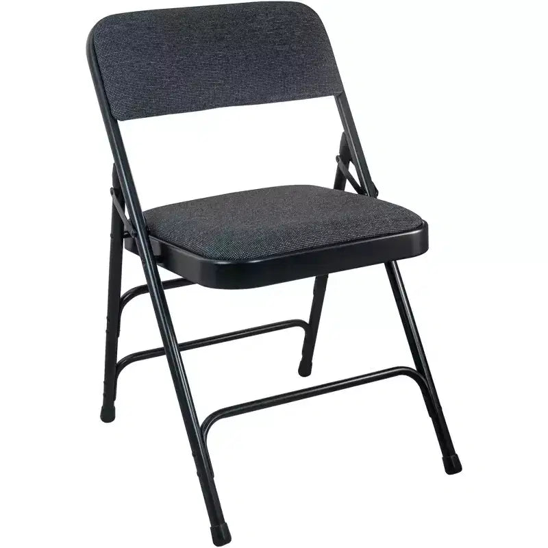 Lot de 2 chaises pliantes en métal rembourrées Advantage de Flash Furniture - Siège en tissu