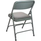 Lot de 2 chaises pliantes en métal rembourrées Advantage de Flash Furniture - Siège en tissu