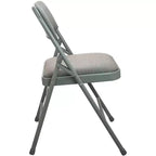 Lot de 2 chaises pliantes en métal rembourrées Advantage de Flash Furniture - Siège en tissu