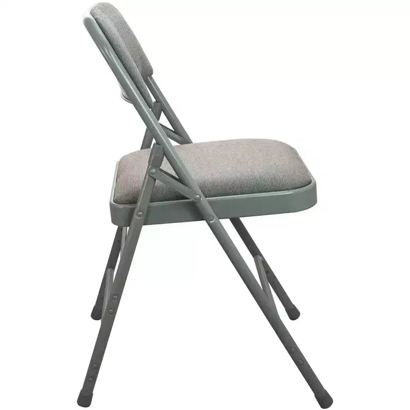 Lot de 2 chaises pliantes en métal rembourrées Advantage de Flash Furniture - Siège en tissu