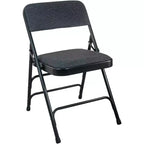 Lot de 2 chaises pliantes en métal rembourrées Advantage de Flash Furniture - Siège en tissu