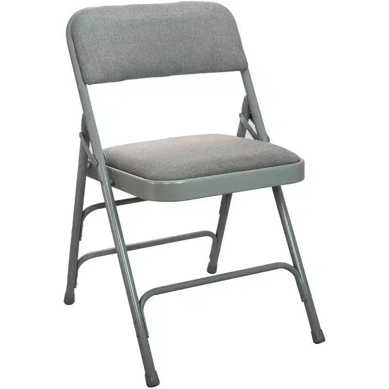 Lot de 2 chaises pliantes en métal rembourrées Advantage de Flash Furniture - Siège en tissu