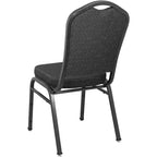 Chaise de banquet Flash Furniture Advantage Premium à dossier couronne