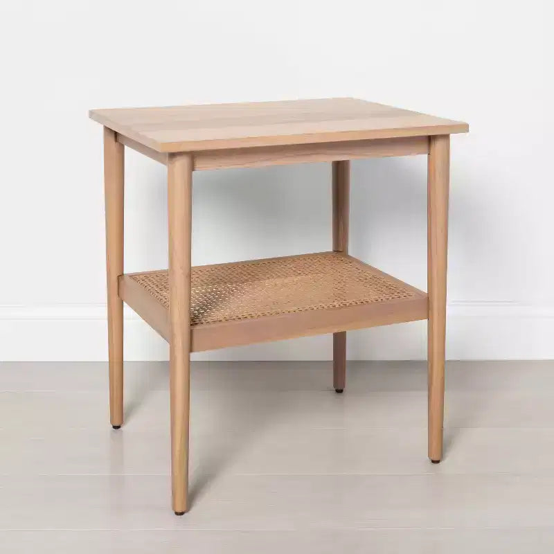 Wood & Cane Accent Side Table - Hearth & Hand with Magnolia