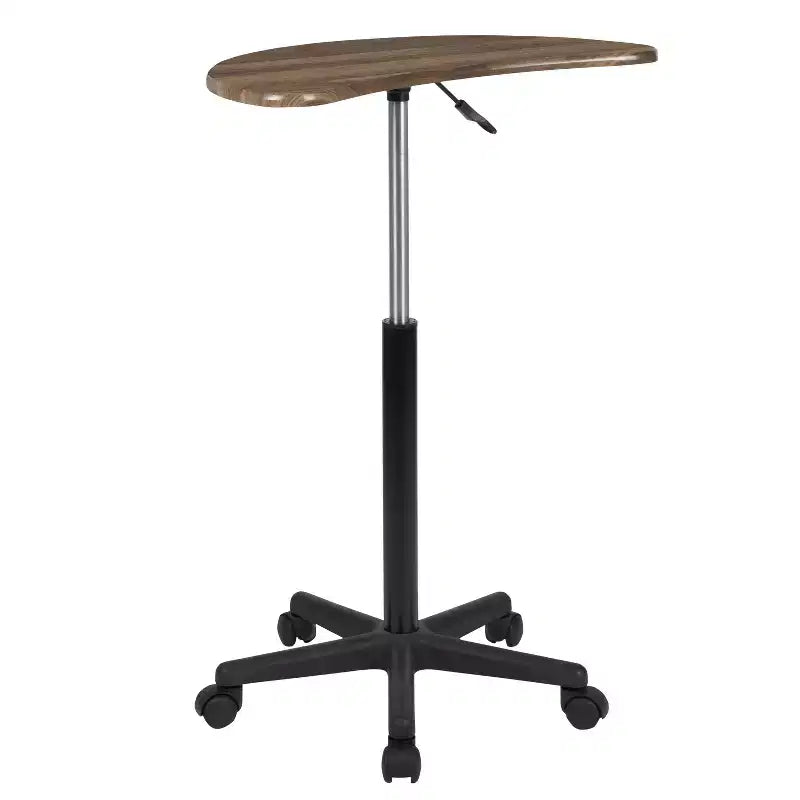 Bureau d'ordinateur portable mobile Emma and Oliver Sit to Stand – Bureau debout roulant portable