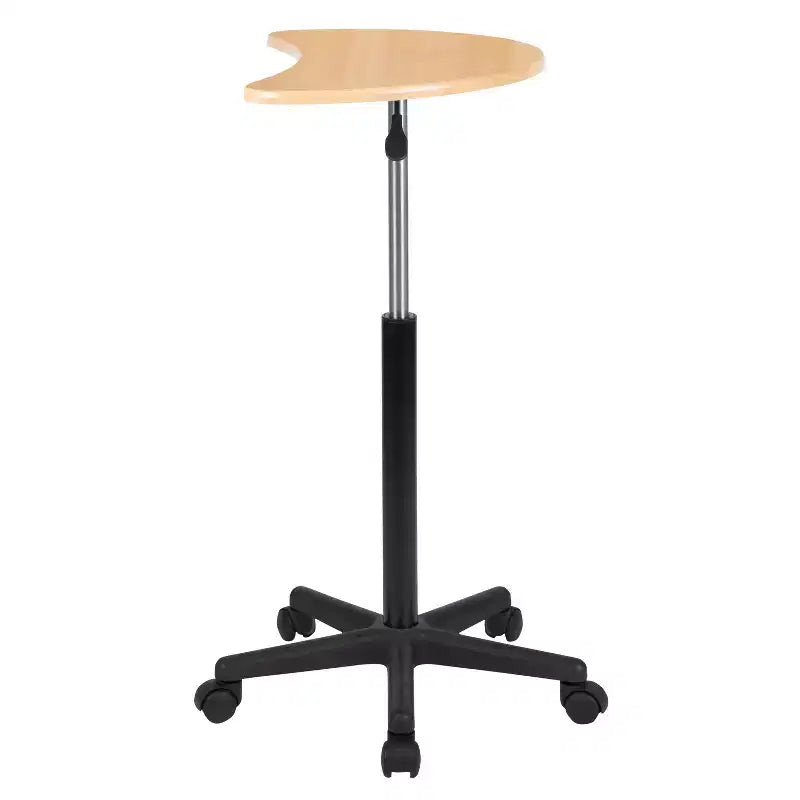 Bureau d'ordinateur portable mobile Emma and Oliver Sit to Stand – Bureau debout roulant portable