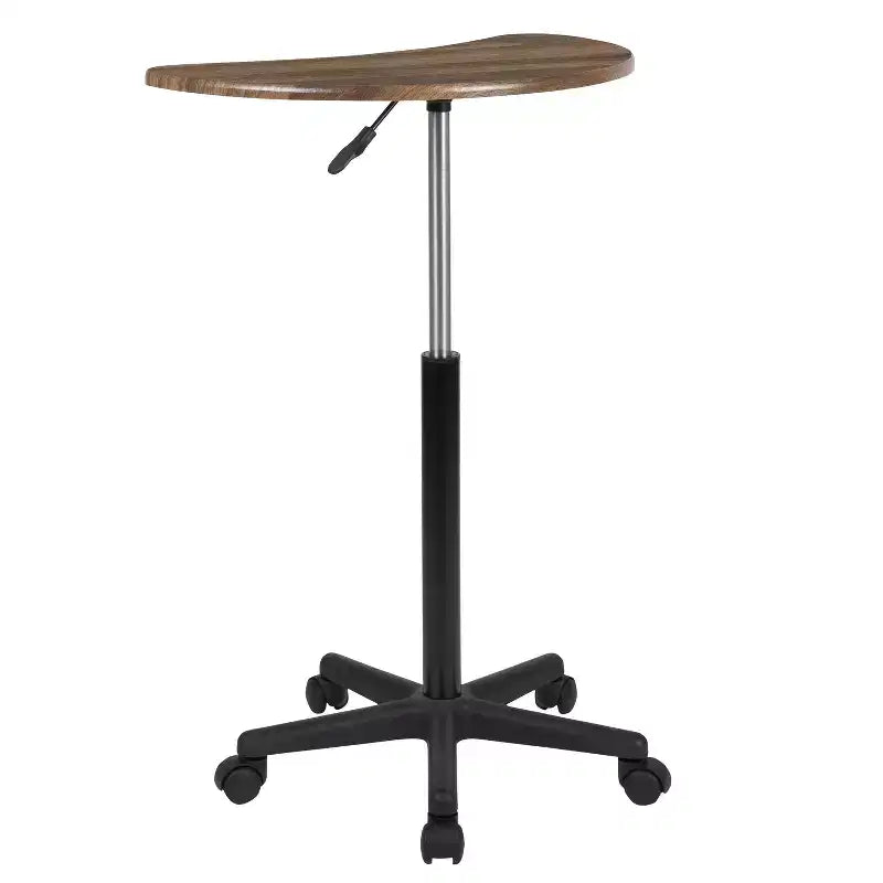 Bureau d'ordinateur portable mobile Emma and Oliver Sit to Stand – Bureau debout roulant portable
