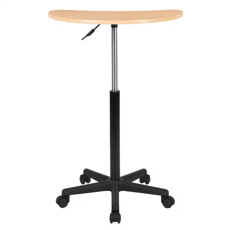 Bureau d'ordinateur portable mobile Emma and Oliver Sit to Stand – Bureau debout roulant portable