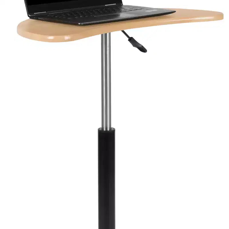 Bureau d'ordinateur portable mobile Emma and Oliver Sit to Stand – Bureau debout roulant portable