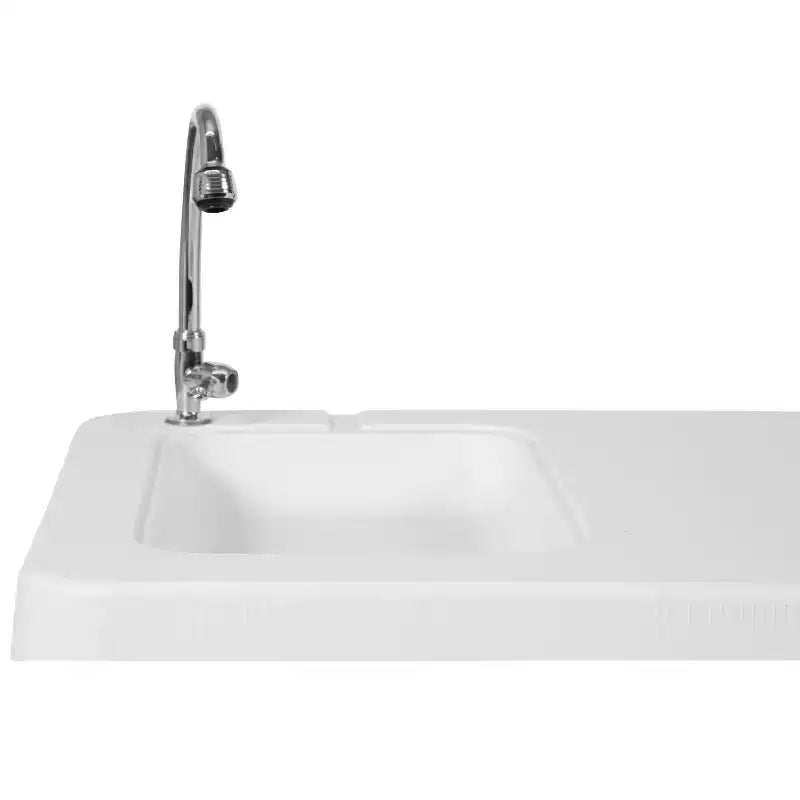 Emma et Oliver Table de nettoyage de poisson portable de 1,2 m / Table de camping et évier d'extérieur
