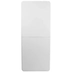Table pliante en plastique blanc granit Emma et Oliver de 6 pieds avec poignée de transport