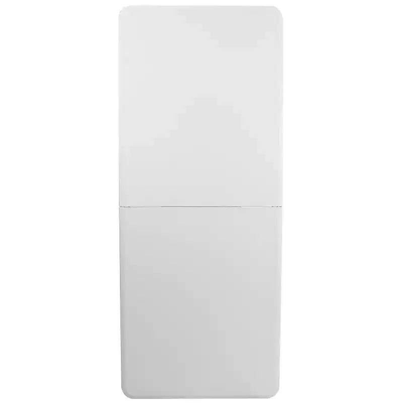 Table pliante en plastique blanc granit Emma et Oliver de 6 pieds avec poignée de transport