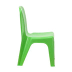 Emma and Oliver Lot de 4 chaises d'école en plastique empilables avec poignée de transport et hauteur d'assise de 27,9 cm