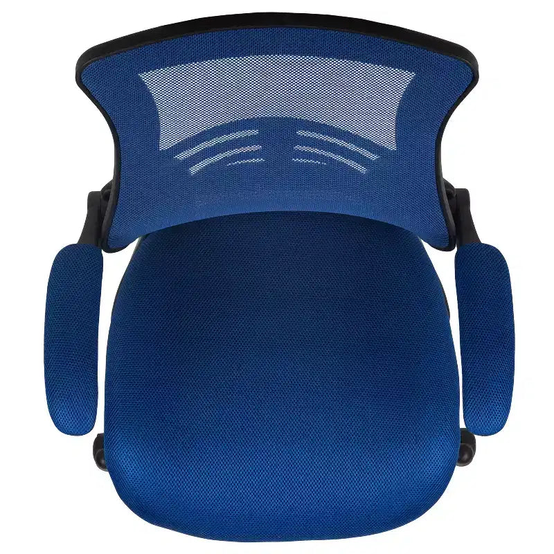 Chaise de dessinateur ergonomique Emma and Oliver Mid-Back Mesh avec repose-pieds et accoudoirs relevables