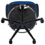 Chaise de dessinateur ergonomique Emma and Oliver Mid-Back Mesh avec repose-pieds et accoudoirs relevables