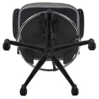 Chaise de dessinateur ergonomique Emma and Oliver Mid-Back Mesh avec repose-pieds et accoudoirs relevables