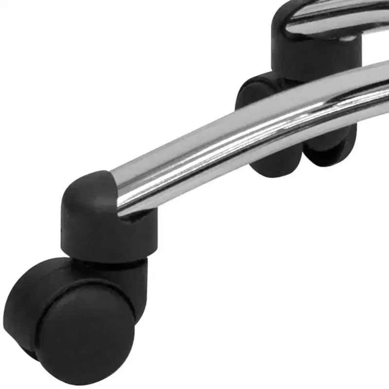 Tabouret ergonomique médical Emma et Oliver avec base chromée
