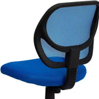 Fauteuil de bureau ergonomique Emma et Oliver à dossier incurvé en maille et pivotant