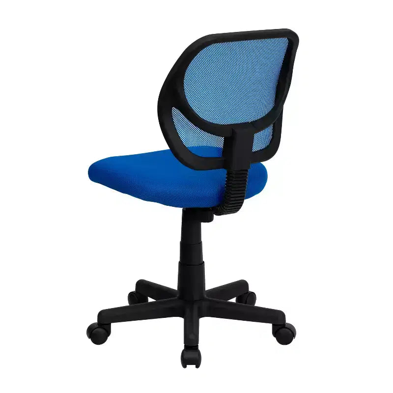 Fauteuil de bureau ergonomique Emma et Oliver à dossier incurvé en maille et pivotant