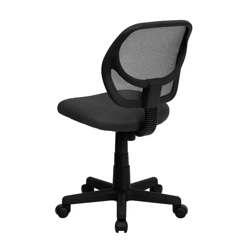 Fauteuil de bureau ergonomique Emma et Oliver à dossier incurvé en maille et pivotant
