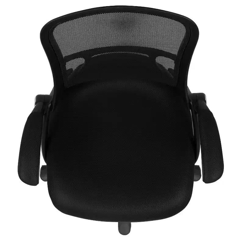 Fauteuil de bureau ergonomique à dossier haut en maille Emma et Oliver avec accoudoirs relevables
