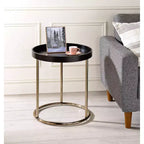 21,75 Table d'appoint Edie à bord relevé de style Mid-Century - Ore International
