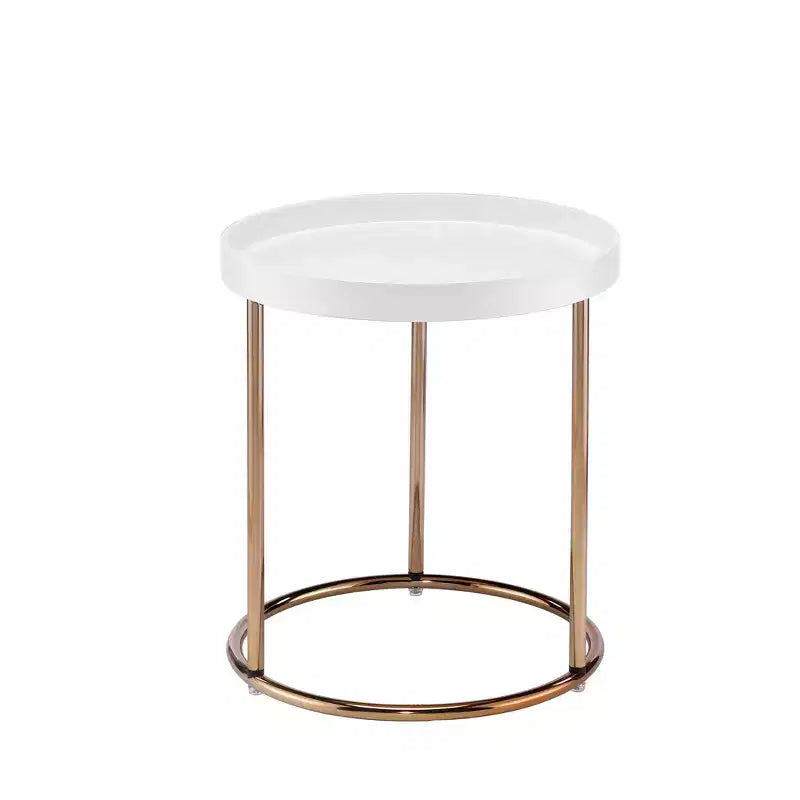 21,75 Table d'appoint Edie à bord relevé de style Mid-Century - Ore International