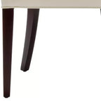 Chaise de salle à manger capitonnée Amanda 19 H avec clous décoratifs - MCR4515 - Safavieh Couture