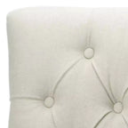 Chaise de salle à manger capitonnée Amanda 19 H avec clous décoratifs - MCR4515 - Safavieh Couture