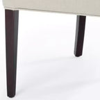Chaise de salle à manger capitonnée Amanda 19 H avec clous décoratifs - MCR4515 - Safavieh Couture