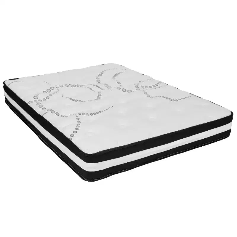 Emma et Oliver Ensemble matelas et surmatelas en mousse à mémoire de forme gel 10 pièces