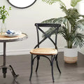 Set of 2 Farmhouse Iron Dining Chair - Olivia & May