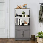 Meuble de Rangement Salle de Bain Costway avec Tiroir Étagère Armoire Meuble Bas