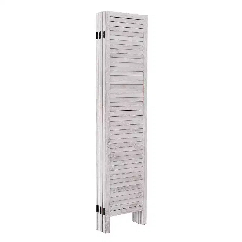 Costway Paravent 6 Panneaux 170 cm Séparateur de Pièce Classique à Lattes Vénitiennes en Bois pour la Maison
