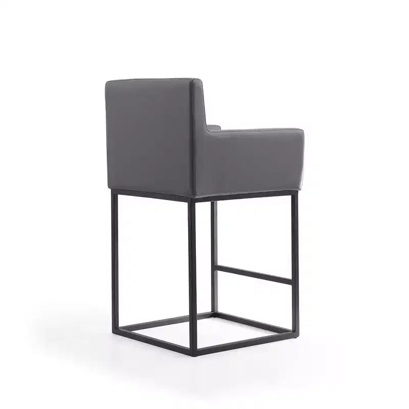 Tabouret de bar Ambassador en métal à hauteur de comptoir - Manhattan Comfort