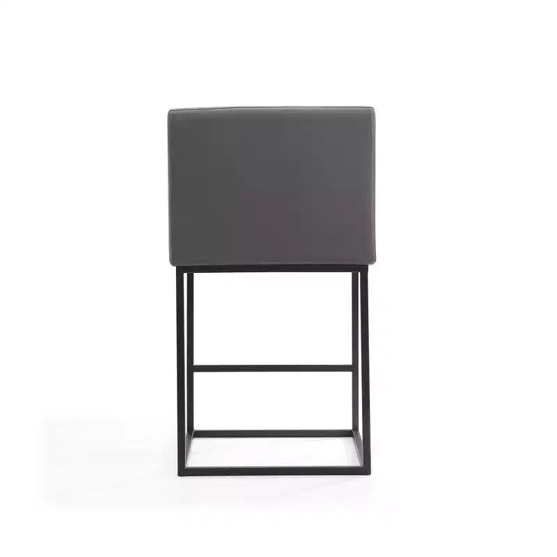 Tabouret de bar Ambassador en métal à hauteur de comptoir - Manhattan Comfort