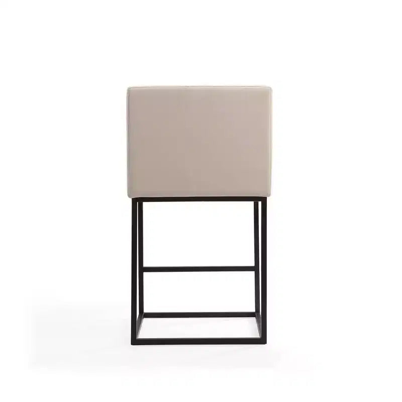 Tabouret de bar Ambassador en métal à hauteur de comptoir - Manhattan Comfort