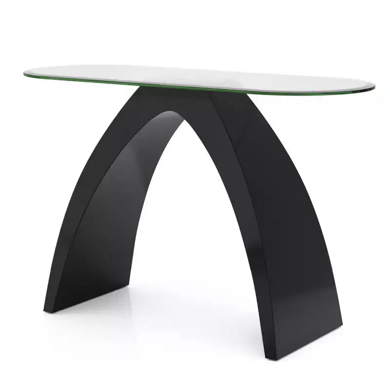 Table console Gummerton à dessus en verre - miBasics