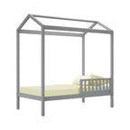 Lit cabane jumeau Max & Lily avec barrière de sécurité