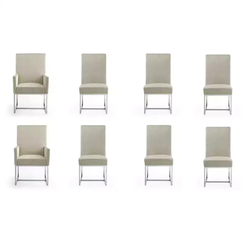 Lot de 8 Chaises de Salle à Manger Element - Manhattan Comfort